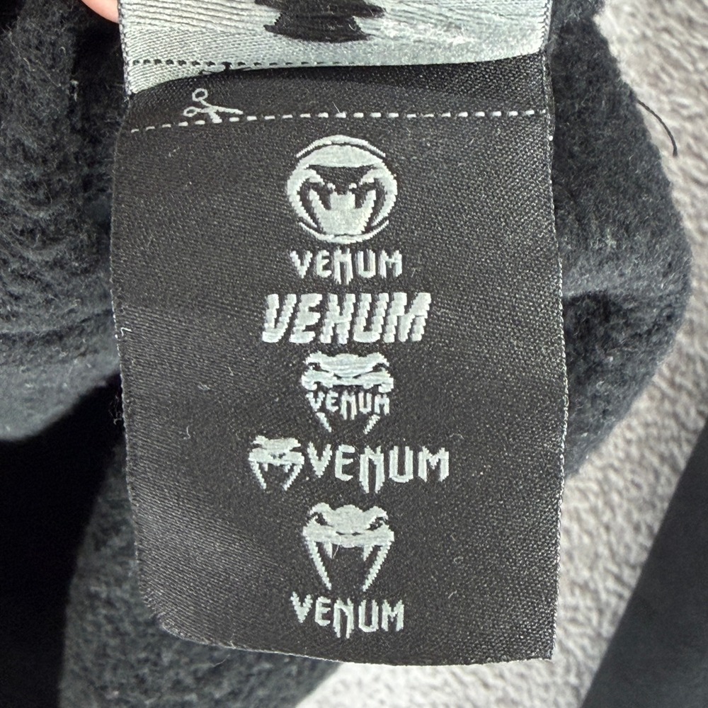 Venum UFC Hoodie Womens Large Black Adrenaline Fight Week Pullover Sweatshirt L - Picture 12 of 13